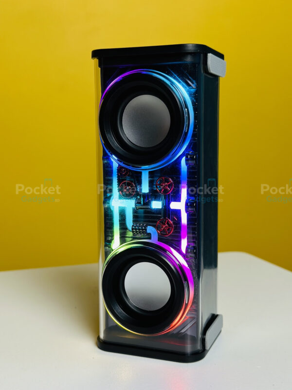 A88 10W Transparent Dual Bluetooth Speaker