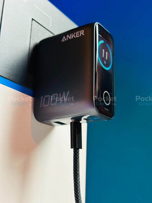 Anker 100W Smart Display Fast Charger Lite (B121B) – Chinese Version Anker 100W Charger, Anker Smart Display Charger, Fast Charger Lite B121B, USB-C Fast Charger, 100W USB Charger, Anker Wall Charger, High Power Charger, Portable Fast Charger, Quick Charge Charger, Chinese Version Charger