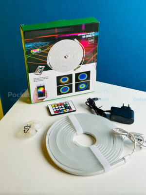 GearUP NRGB50, GearUP Neon Light, RGB Neon Light, 5 Meter Neon Light, App Control Neon Light, Remote Control Neon Light, Smart LED Neon Light, Decorative Neon Light, Home Decoration Light, Flexible Neon Strip Light