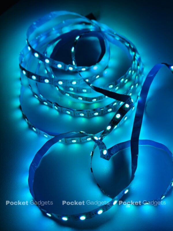 GearUP SL50W Waterproof 5 Meter RGB Strip Light with App and Remote Control (Music Sync)