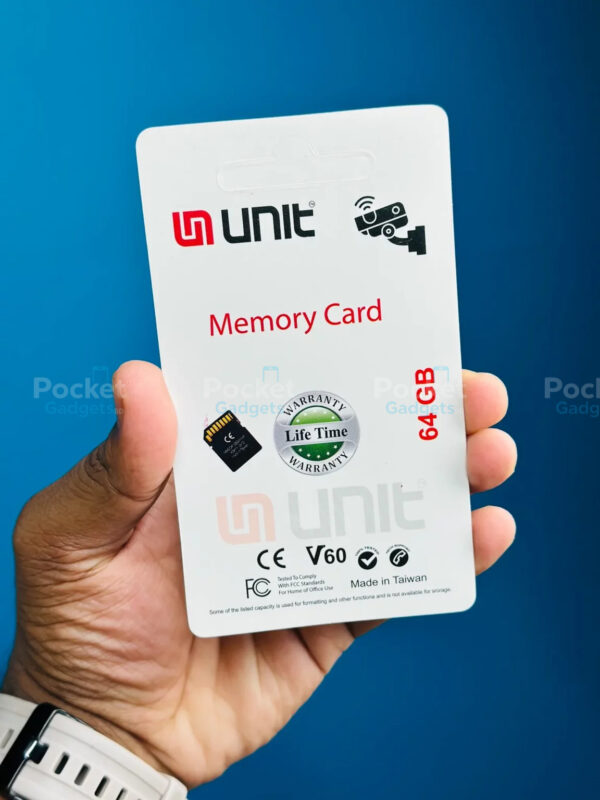 UNIT 64GB Memory Card Class 10 Memory Card Full HD Video