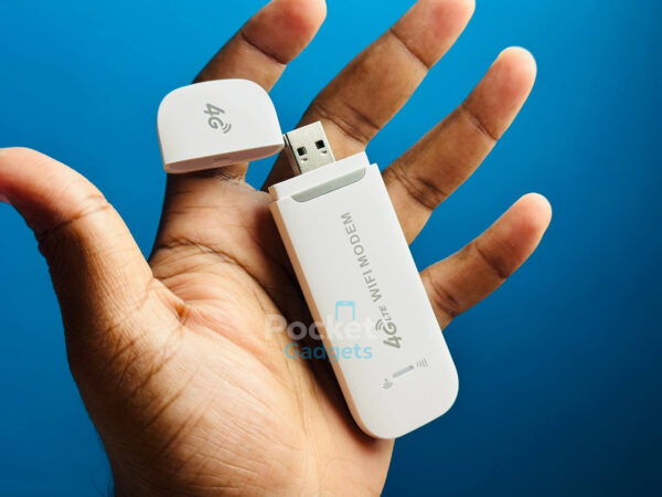4G LTE WiFi Modem- Support All Bangladesh SIM Cards- White Color