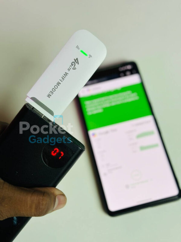 4G LTE WiFi Modem- Support All Bangladesh SIM Cards- White Color