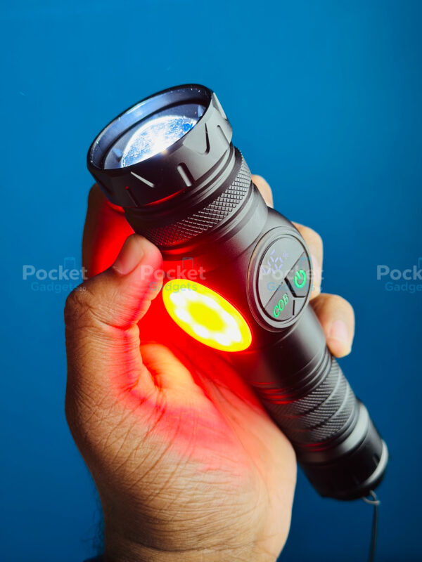 050edded7a622da22f4e054d6245b6e6 GearUP K60 Rechargeable Flashlight 10W COB + LED Torchlight