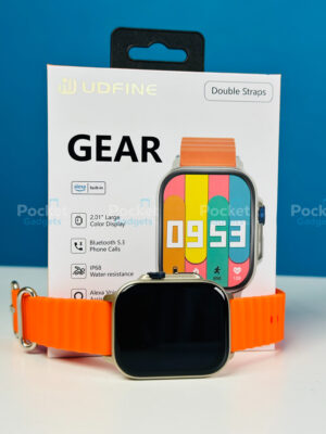 Udfine Watch Gear Smartwatch – Black,Blue,Orange Color.