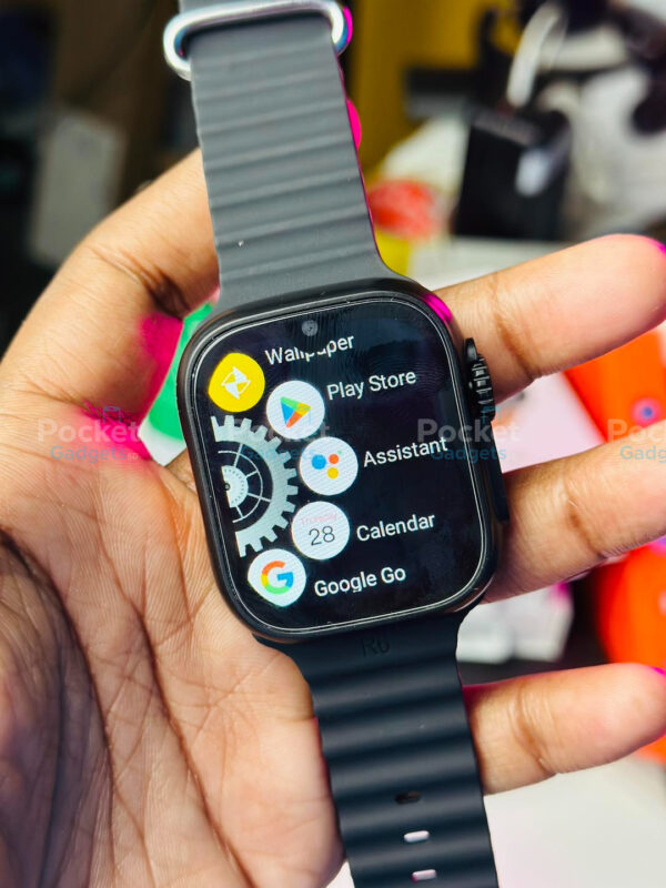 Ultra S9 Android 4g Smartwatch With Dual Camera 1GB/16GB – (Body Color-Golden with double Straps)