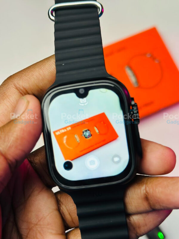 Ultra S9 Android 4g Smartwatch With Dual Camera 1GB/16GB – (Body Color-Golden with double Straps)