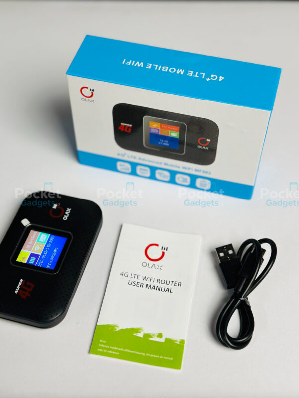 OLAX MF982 4G LTE Pocket Router – Black Color