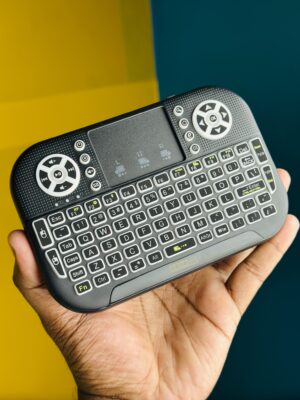 IMG_8642 GearUP MK20, Mini Wireless Keyboard, RGB Backlit Keyboard, Rechargeable Mini Keyboard, Mini Keyboard with Touchpad, Wireless Keyboard Price in BD, Smart TV Keyboard BD, Portable RGB Keyboard, 2.4GHz Wireless Keyboard, Pocket Gadget BD, GearUP MK20 Price