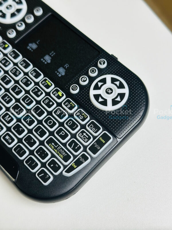 GearUP MK20 2.4GHz + Wireless Dual Mode RGB Backlit Rechargeable Mini Portable Keyboard With Touchpad