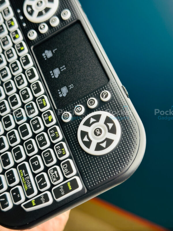 GearUP MK20 2.4GHz + Wireless Dual Mode RGB Backlit Rechargeable Mini Portable Keyboard With Touchpad