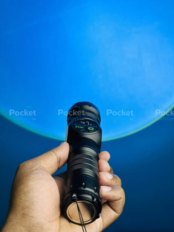 IMG_9286 GearUP K60 Rechargeable Flashlight 10W COB + LED Torchlight