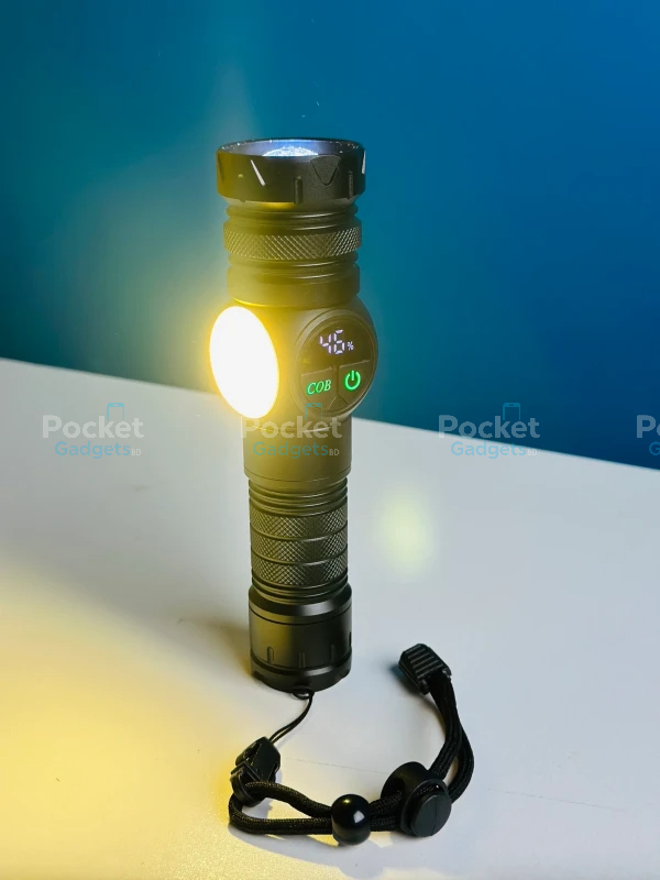 QxB2USmlH2GxiVzAD4s0WxCDGAU0TsazZpG31yC7 GearUP K60 Rechargeable Flashlight 10W COB + LED Torchlight