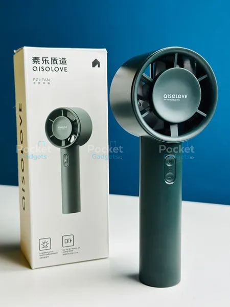Xiaomi AISOLOVE F01 Handheld Turbo Fan (2000mAh Battery) – Green Color