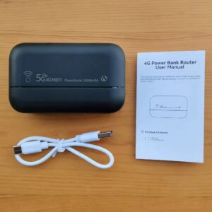 PW100 4G LTE Pocket Wi-Fi Router with 10000mAh Bettery – 300Mbps