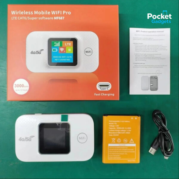 MF687 5G LTE CAT6 Wireless Modem Pocket Router