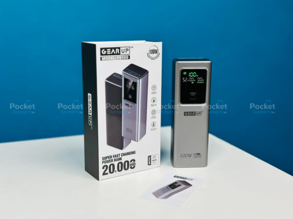 GearUP PB100 100W Super Fast Power Bank – 20,000mAh