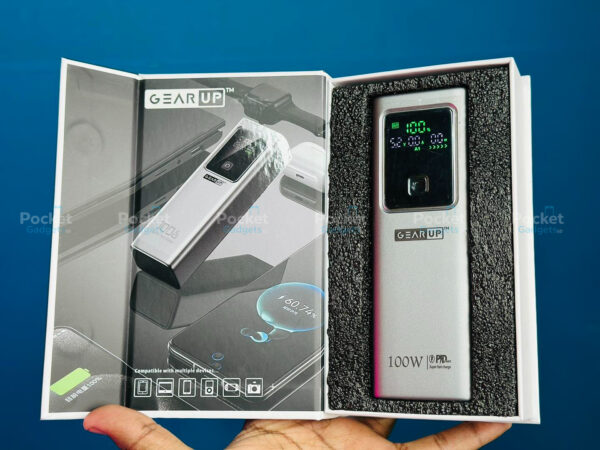 GearUP PB100 100W Super Fast Power Bank – 20,000mAh