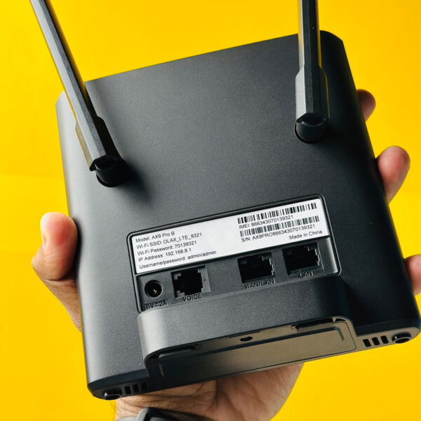 OLAX AX9 Pro 300Mbps 4G SIM Supported WiFi Router with 4000mAh in Built Battery