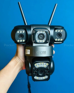 V380 PRO 3 Lens Camera, 3 Lens CCTV Camera Price in BD, V380 Pro 4G Sim Camera Bangladesh, Outdoor Waterproof PTZ Camera BD, 3 Lens Night Vision Camera, V380 Pro 4G+LAN Camera, Triple Lens CCTV Review, Best Outdoor Security Camera BD, Pocket Gadget BD, 4G Sim Supported CCTV Bangladesh