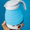 Foldable Travel Electric Kettle-Blue Color