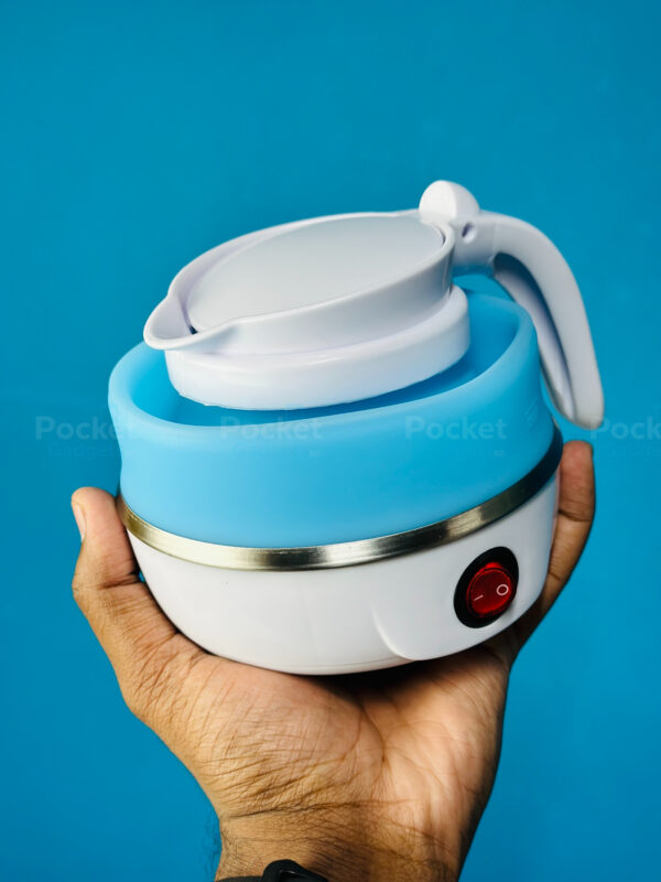 Foldable Travel Electric Kettle-Blue Color
