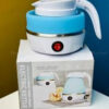 Foldable Travel Electric Kettle-Blue Color