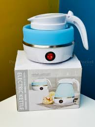 Foldable Travel Electric Kettle-Blue Color