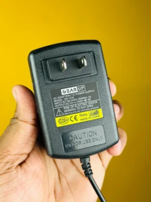 GearUP 12V/2A Router Power Adapter (AC 100-240V To DC 12V, 2A)
