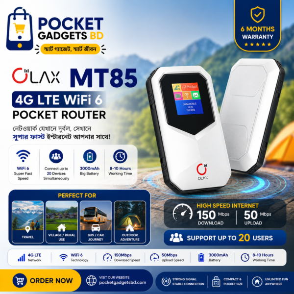 ChatGPT Image May 26, 2026, 03_26_23 AM Olax MT85 4G LTE WiFi 6 Pocket Router