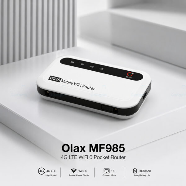 Olax MF985 4G LTE WiFi 6 Pocket Router Olax MF985 4G LTE WiFi 6 Pocket Router