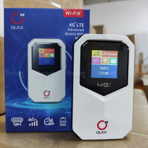 Olax MT85 4G LTE WiFi 6 Pocket Router1 Olax MT85 4G LTE WiFi 6 Pocket Router