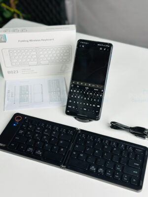GearUP B023 Rechargeable Ultra Slim Folding Pocket Bluetooth Keyboard