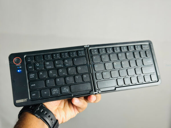 IMG_0394 GearUP B023 Rechargeable Ultra Slim Folding Pocket Bluetooth Keyboard