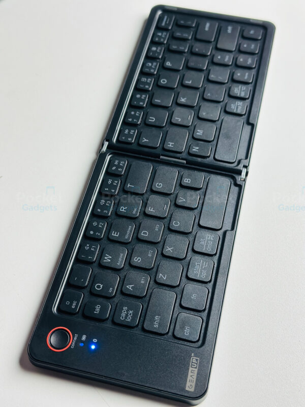 IMG_0398 GearUP B023 Rechargeable Ultra Slim Folding Pocket Bluetooth Keyboard