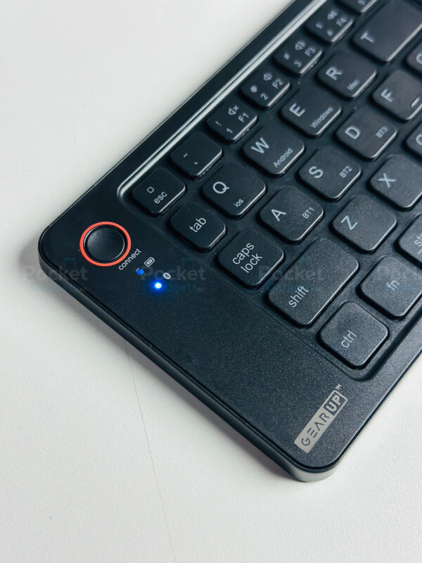 IMG_0399 GearUP B023 Rechargeable Ultra Slim Folding Pocket Bluetooth Keyboard