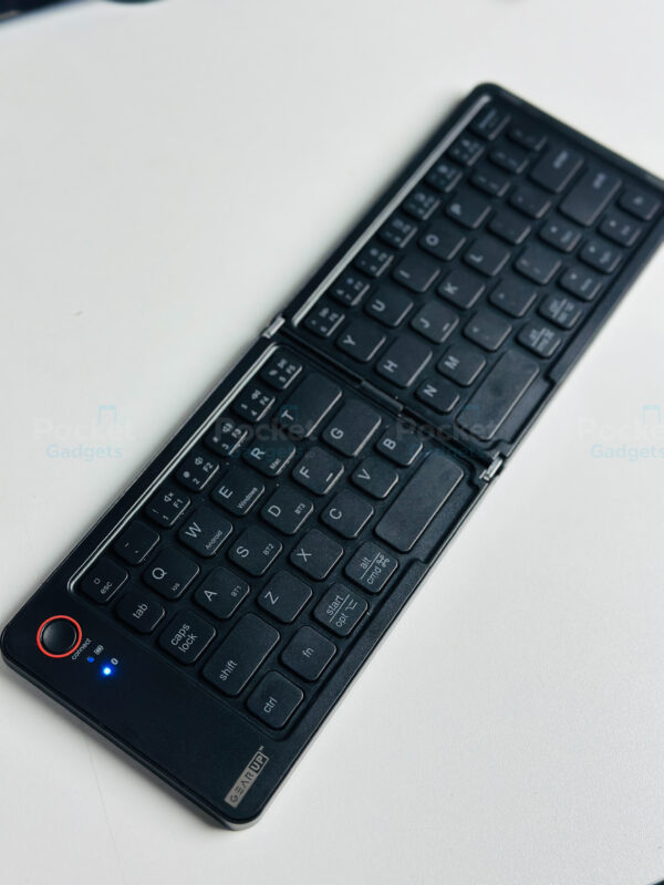IMG_0400 GearUP B023 Rechargeable Ultra Slim Folding Pocket Bluetooth Keyboard
