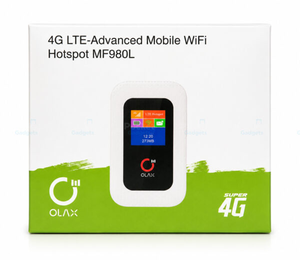 Olax MC60 300Mbps WIFI Speed 4G Router 2 OLAX MF980L 4G LTE 150Mbps Wifi Router – White Color