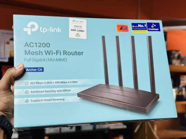 TP-LINK-ARCHER-C6 (2) TP-Link Archer C6 Gigabit Dual-Band Wi-Fi Router