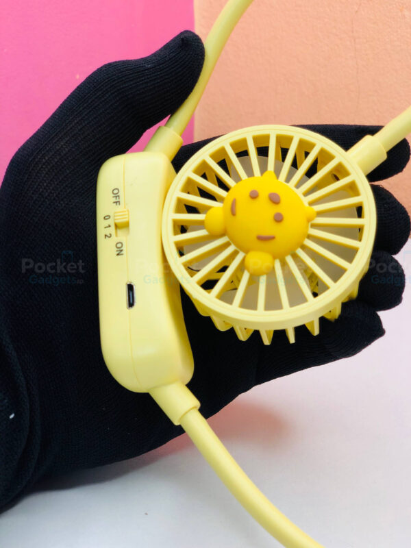 Folding Mini Neck Fan Rechargeable Fan Portable Fan Hand Free S13-F1193