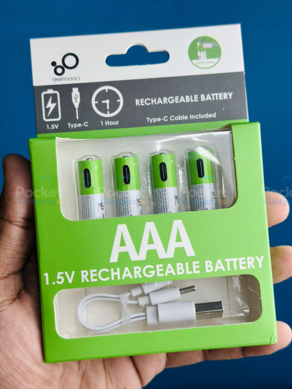 1724100262QTu8i SmarToools RB40 AAA 1.5V 750 mWh Rechargeable Battery (4Pcs Set)